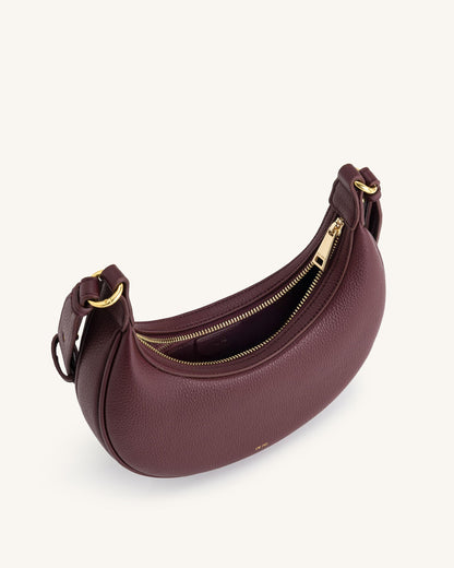 Carly Medium Shoulder Bag - Deep Claret | JW PEI