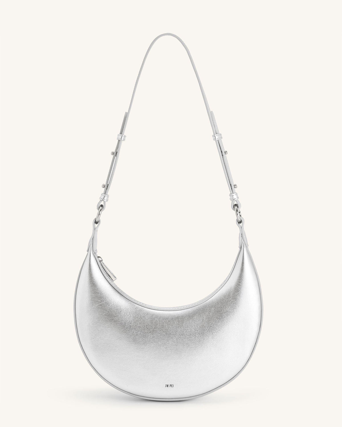 Carly Medium Shoulder Bag - Silver | JW PEI