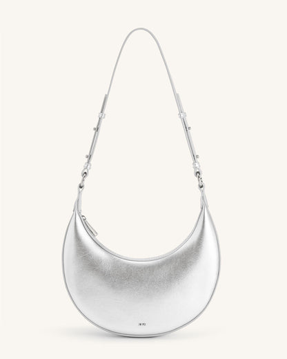 Carly Medium Shoulder Bag - Silver | JW PEI