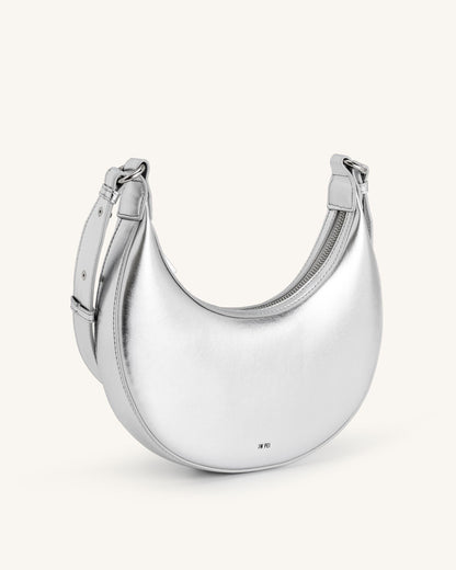 Carly Medium Shoulder Bag - Silver | JW PEI