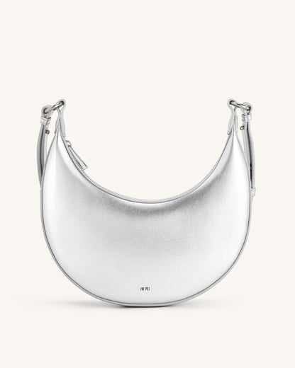 Carly Medium Shoulder Bag - Silver | JW PEI