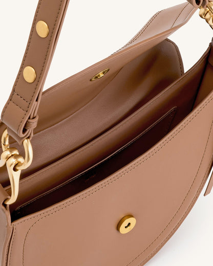 Ashlie Crossbody Bag - Brown | JW PEI