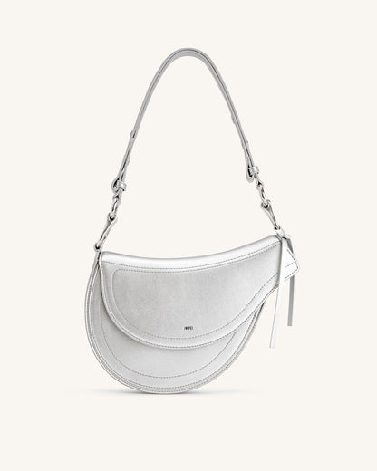 Ashlie Crossbody Bag - Silver | JW PEI