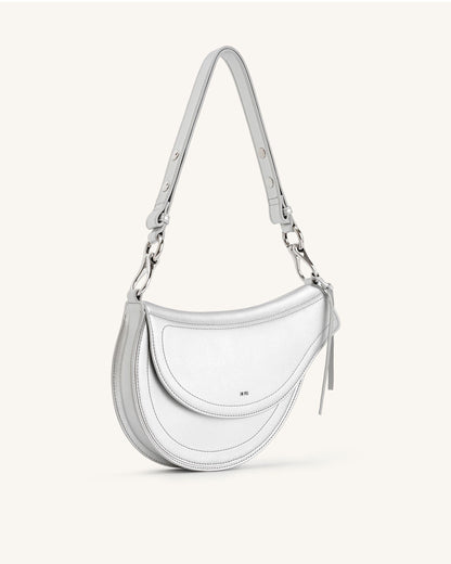 Ashlie Crossbody Bag - Silver | JW PEI