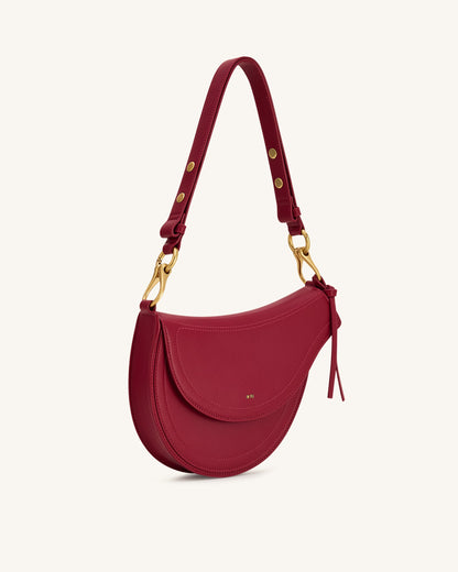 Ashlie Crossbody Bag - Burgundy | JW PEI