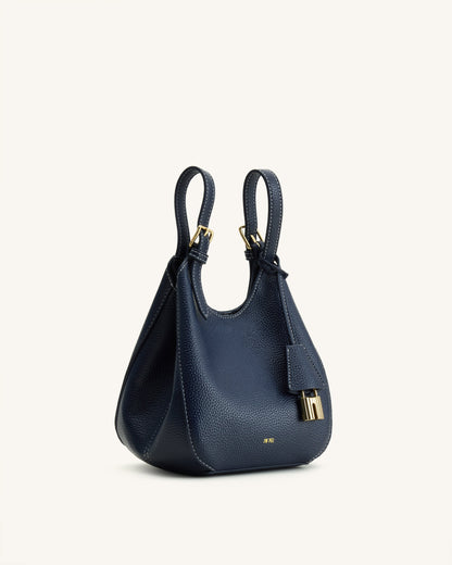 Ines Padlock Tote Bag - Navy | JW PEI