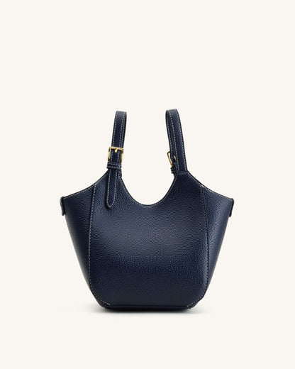 Ines Padlock Tote Bag - Navy | JW PEI