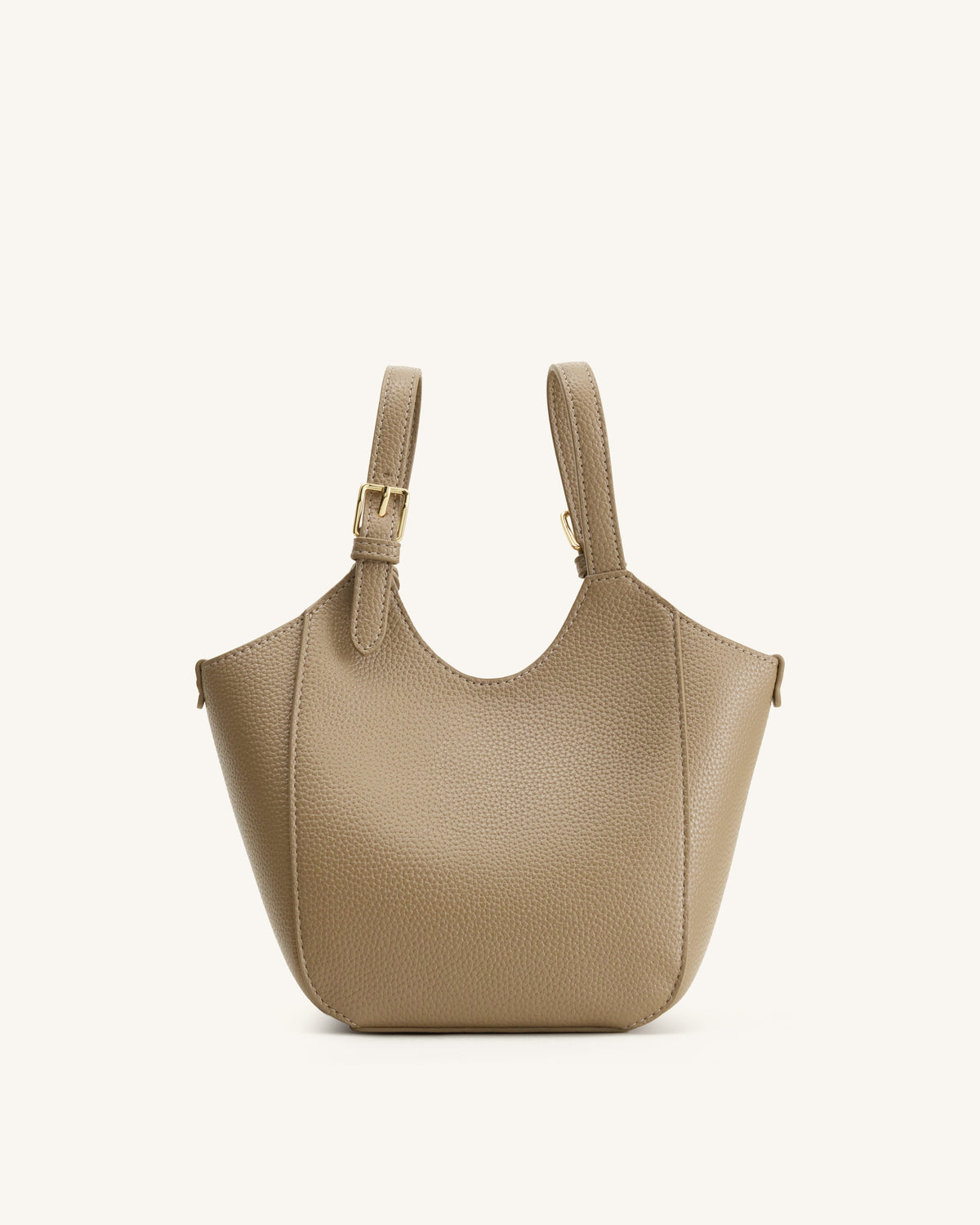 Ines Padlock Tote Bag - Gray Beige | JW PEI