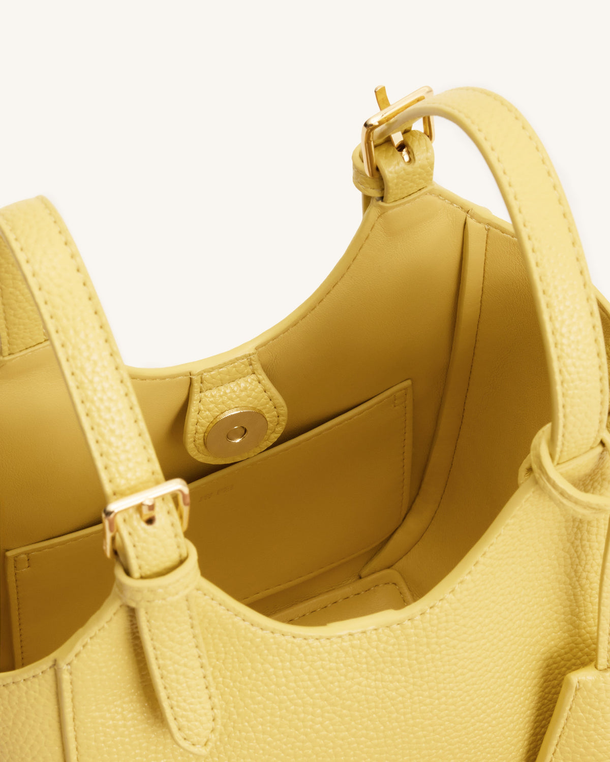 Ines Padlock Tote Bag - Yellow | JW PEI