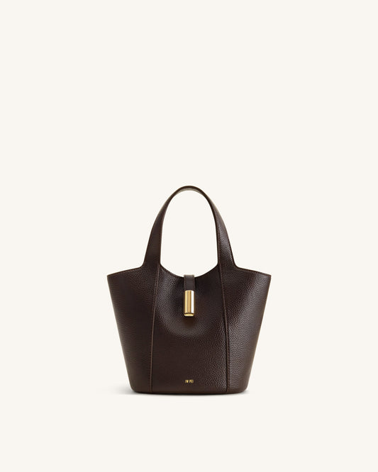 Bella Bucket Bag - Dark Brown | JW PEI