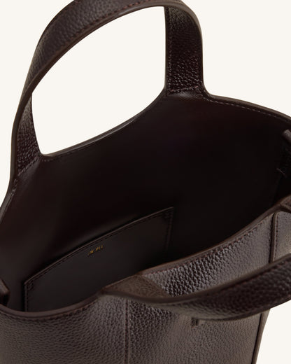 Bella Bucket Bag - Dark Brown | JW PEI