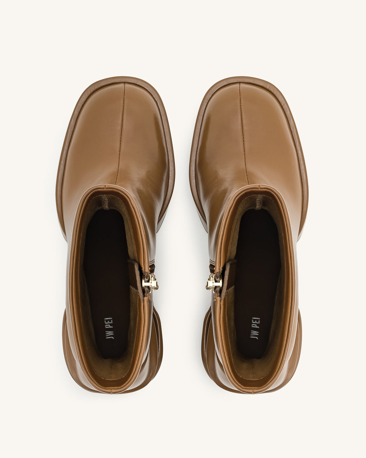 Saylor Round Toe Platform Ankle Boots - Brown | JW PEI