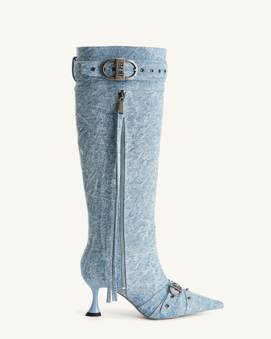 Nico Denim Boot - Blue | JW PEI
