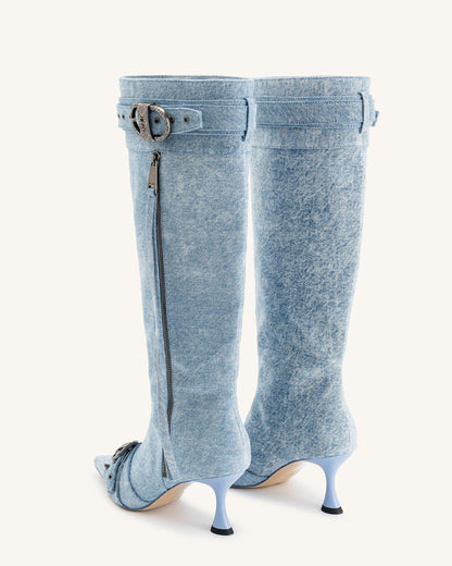 Nico Denim Boot - Blue | JW PEI