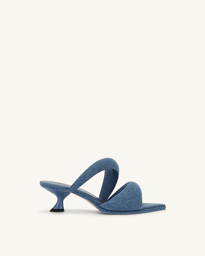 Sara Mule Denim - Blue | JW PEI
