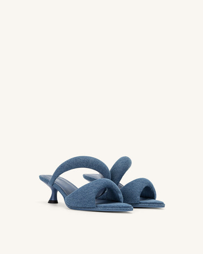 Sara Mule Denim - Blue | JW PEI