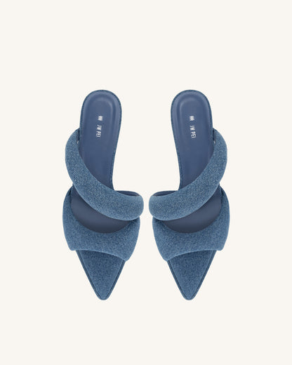 Sara Mule Denim - Blue | JW PEI