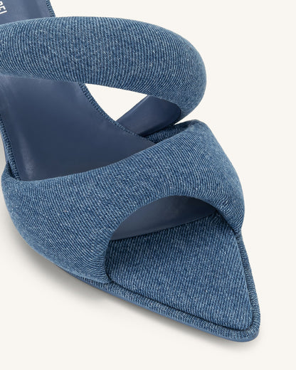 Sara Mule Denim - Blue | JW PEI