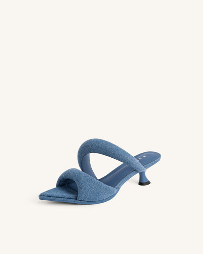 Sara Mule Denim - Blue | JW PEI
