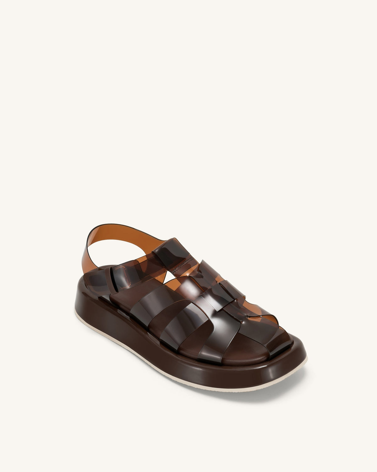 Piper Platform Sandal - Coffee | JW PEI