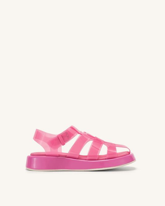 Piper Platform Sandal - Pink | JW PEI