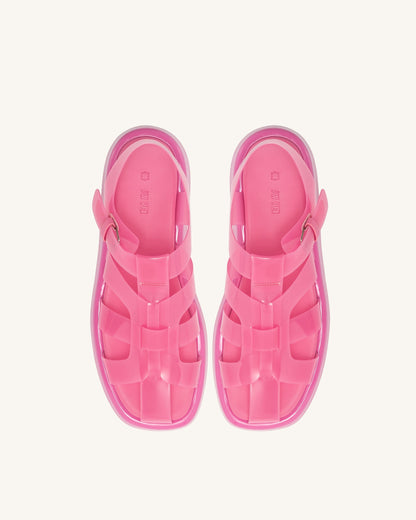 Piper Platform Sandal - Pink | JW PEI