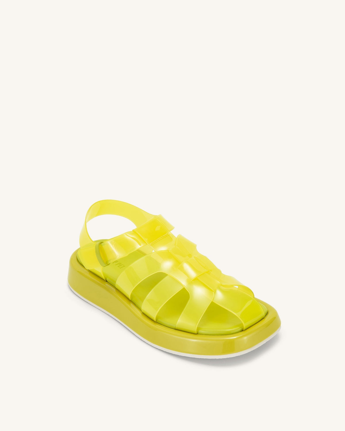 Piper Platform Sandal - Yellow | JW PEI