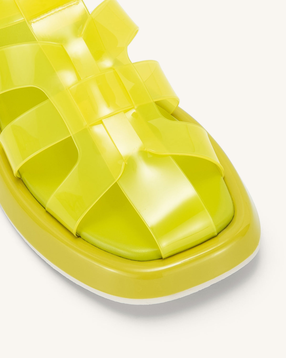 Piper Platform Sandal - Yellow | JW PEI