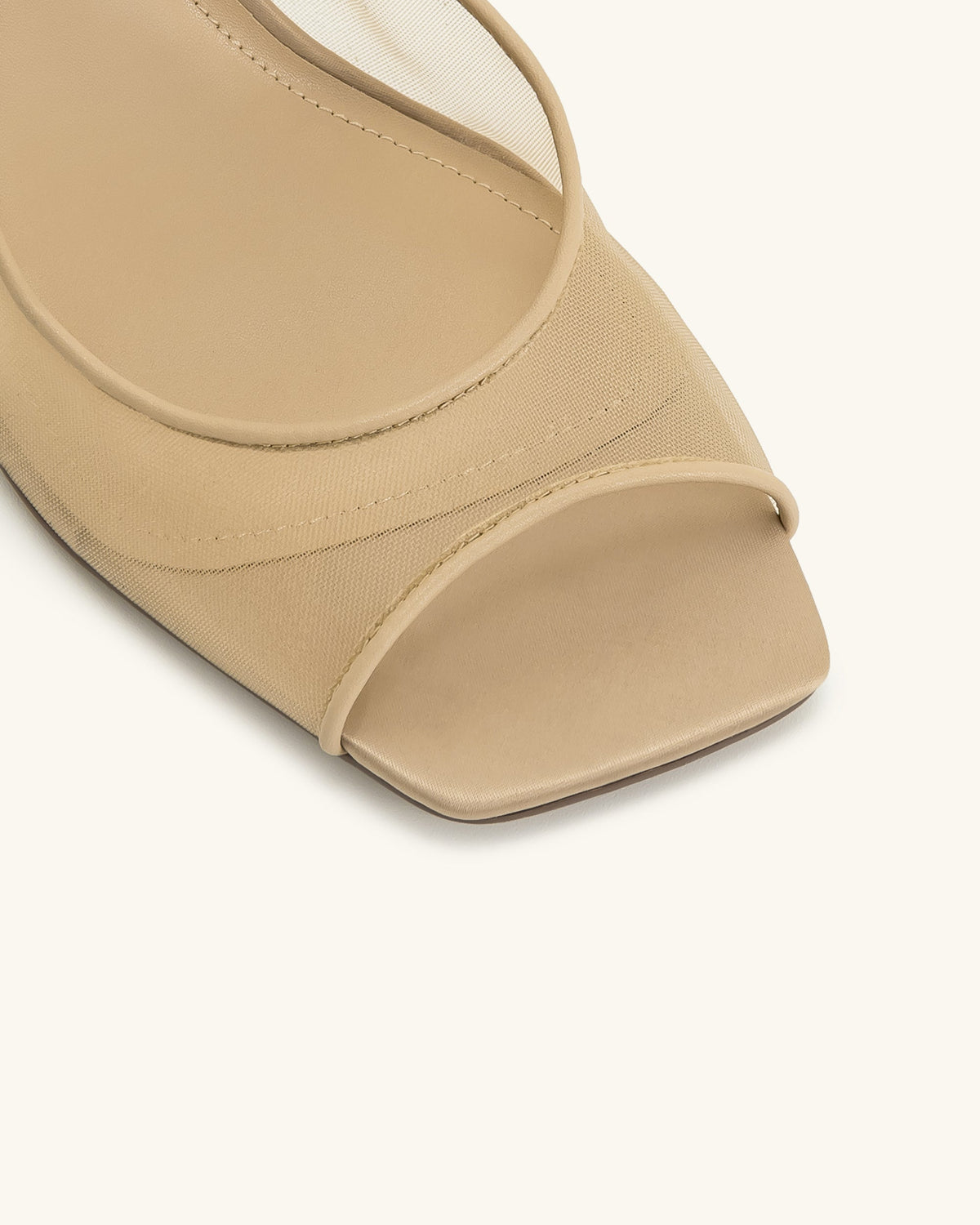 Serenity Open Toe Mesh Slingback Sandals - Khaki | JW PEI