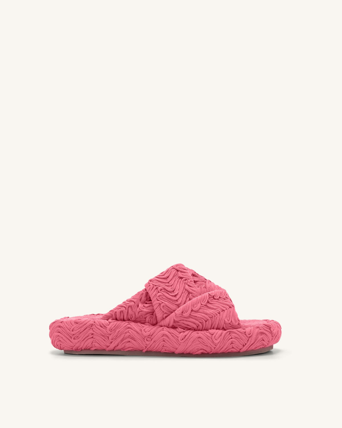 Lilah Woven Platform Sandal - Rose Red | JW PEI
