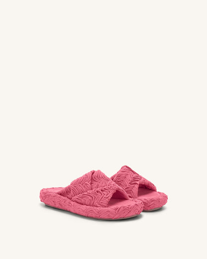 Lilah Woven Platform Sandal - Rose Red | JW PEI