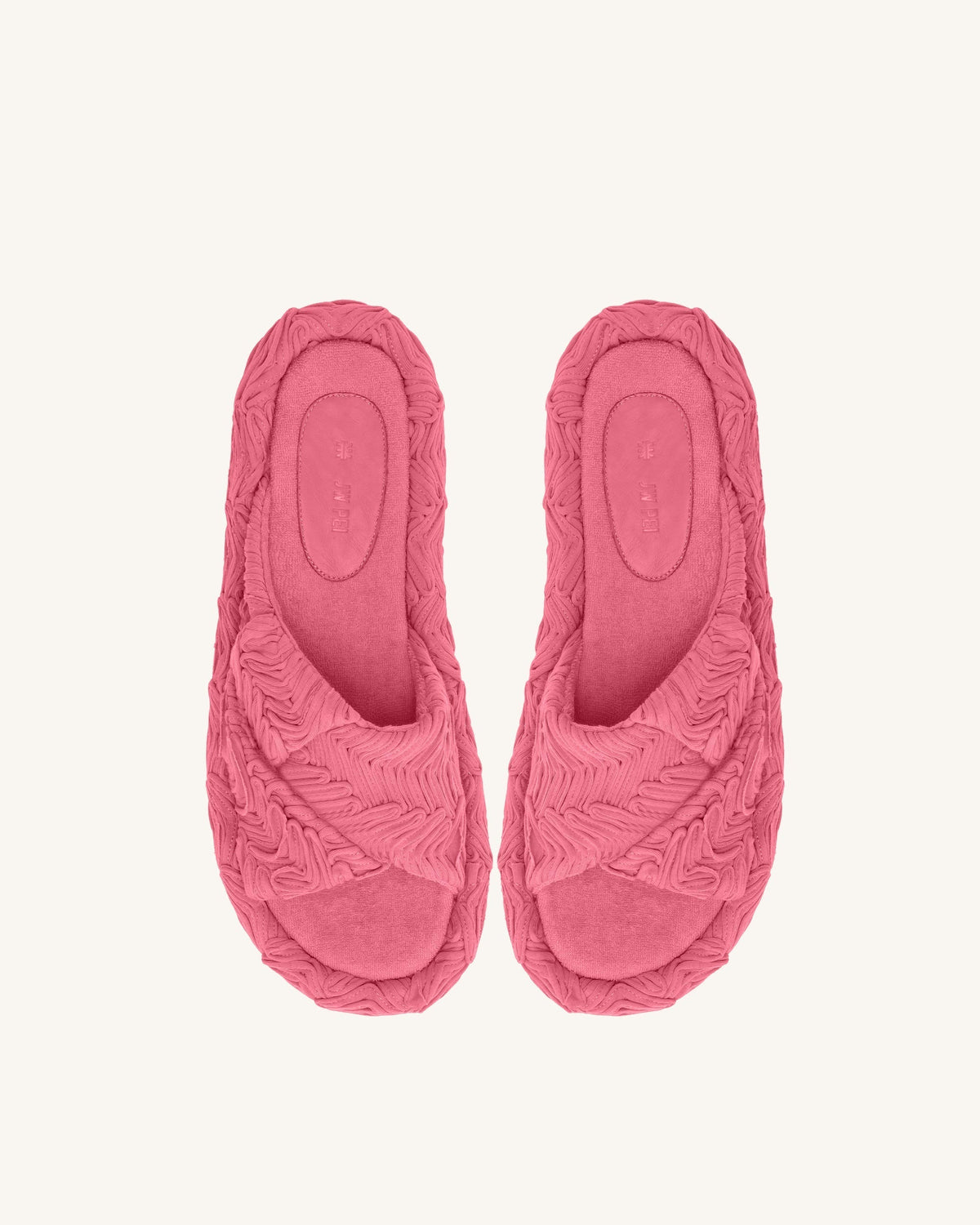 Lilah Woven Platform Sandal - Rose Red | JW PEI