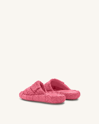 Lilah Woven Platform Sandal - Rose Red | JW PEI