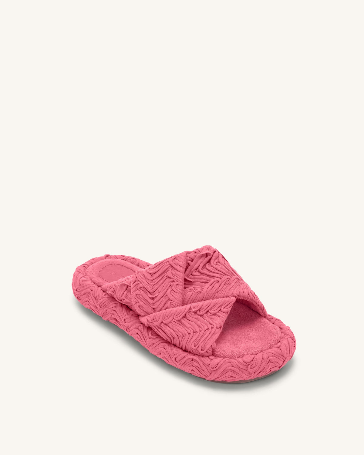 Lilah Woven Platform Sandal - Rose Red | JW PEI