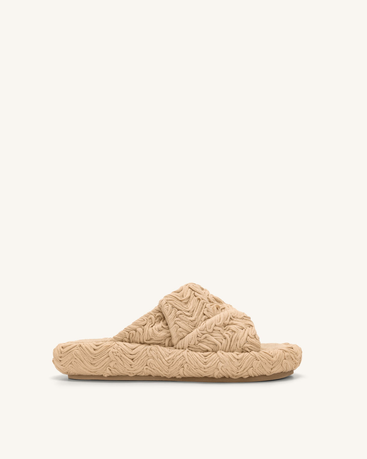 Lilah Woven Platform Sandal - Beige | JW PEI