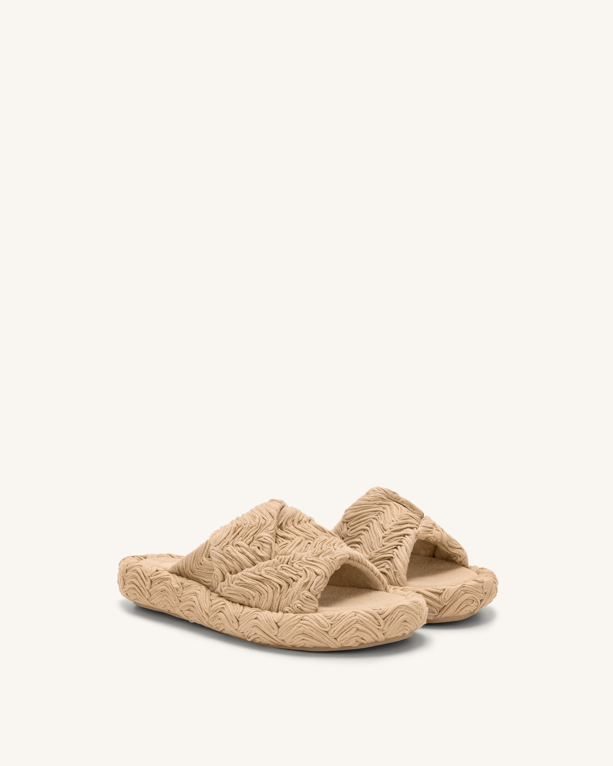 Lilah Woven Platform Sandal - Beige | JW PEI