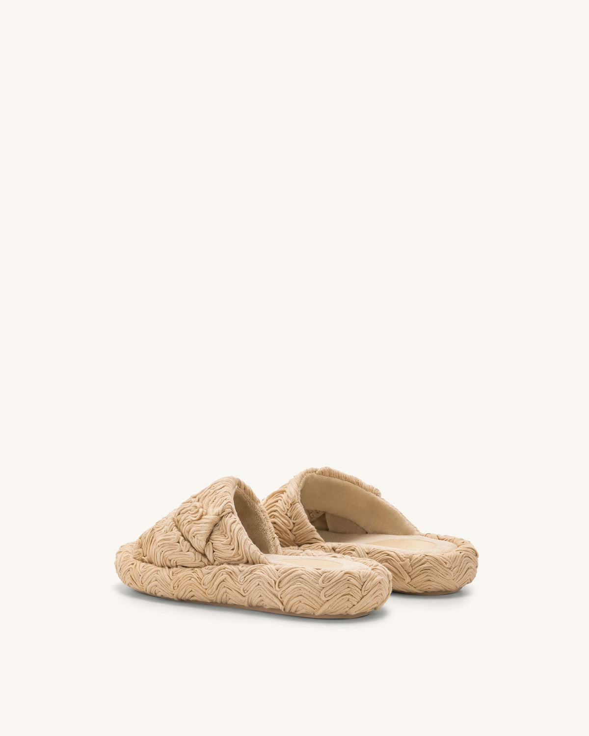 Lilah Woven Platform Sandal - Beige | JW PEI