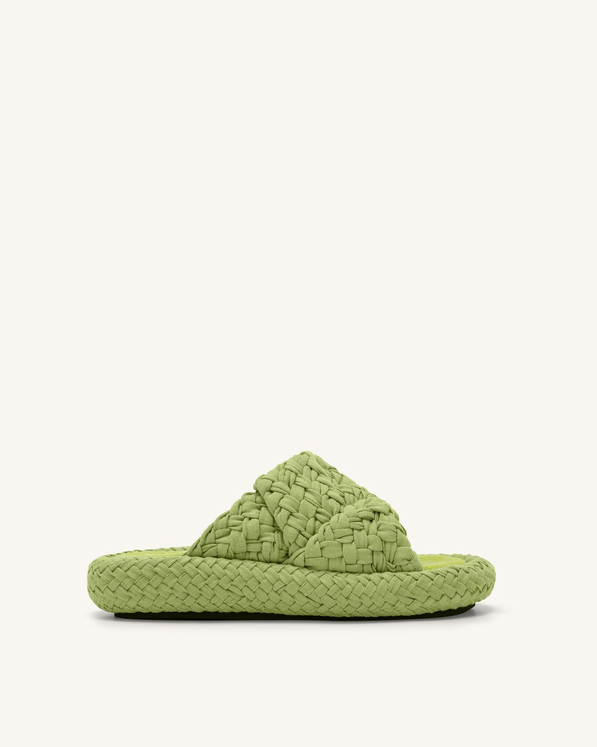 Lilah Woven Platform Sandal - Lime Green | JW PEI
