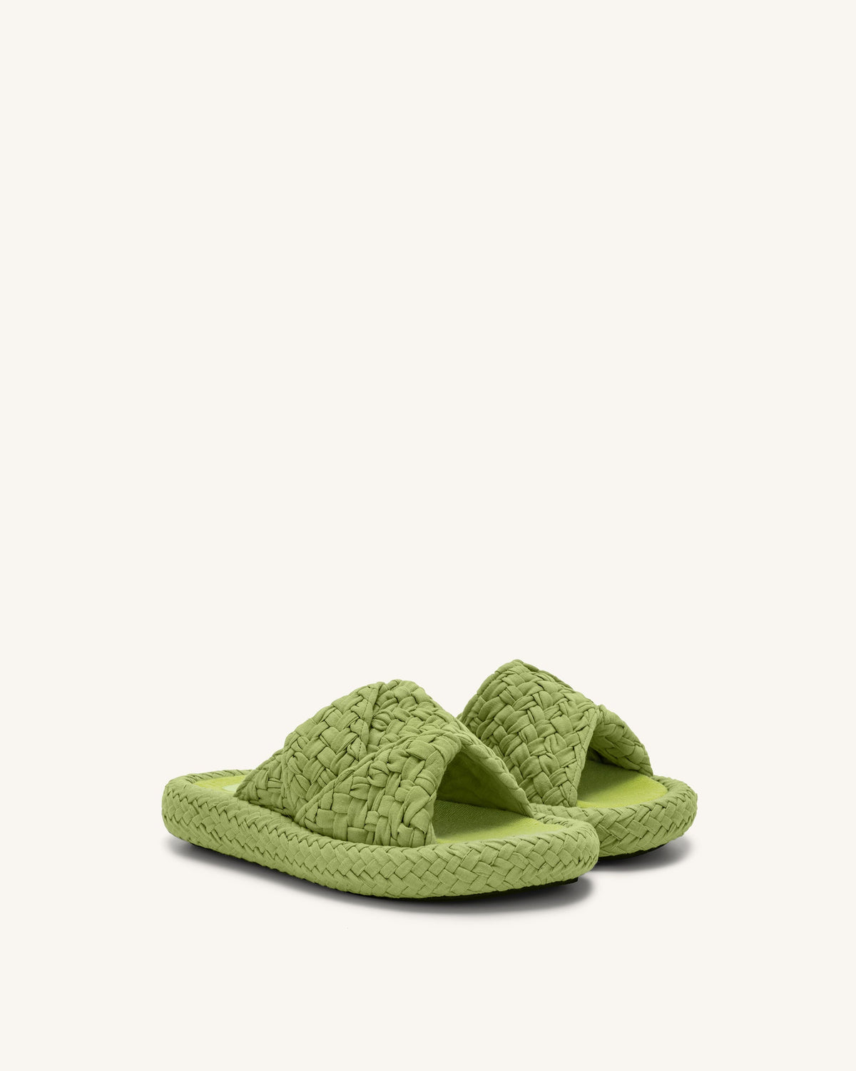 Lilah Woven Platform Sandal - Lime Green | JW PEI