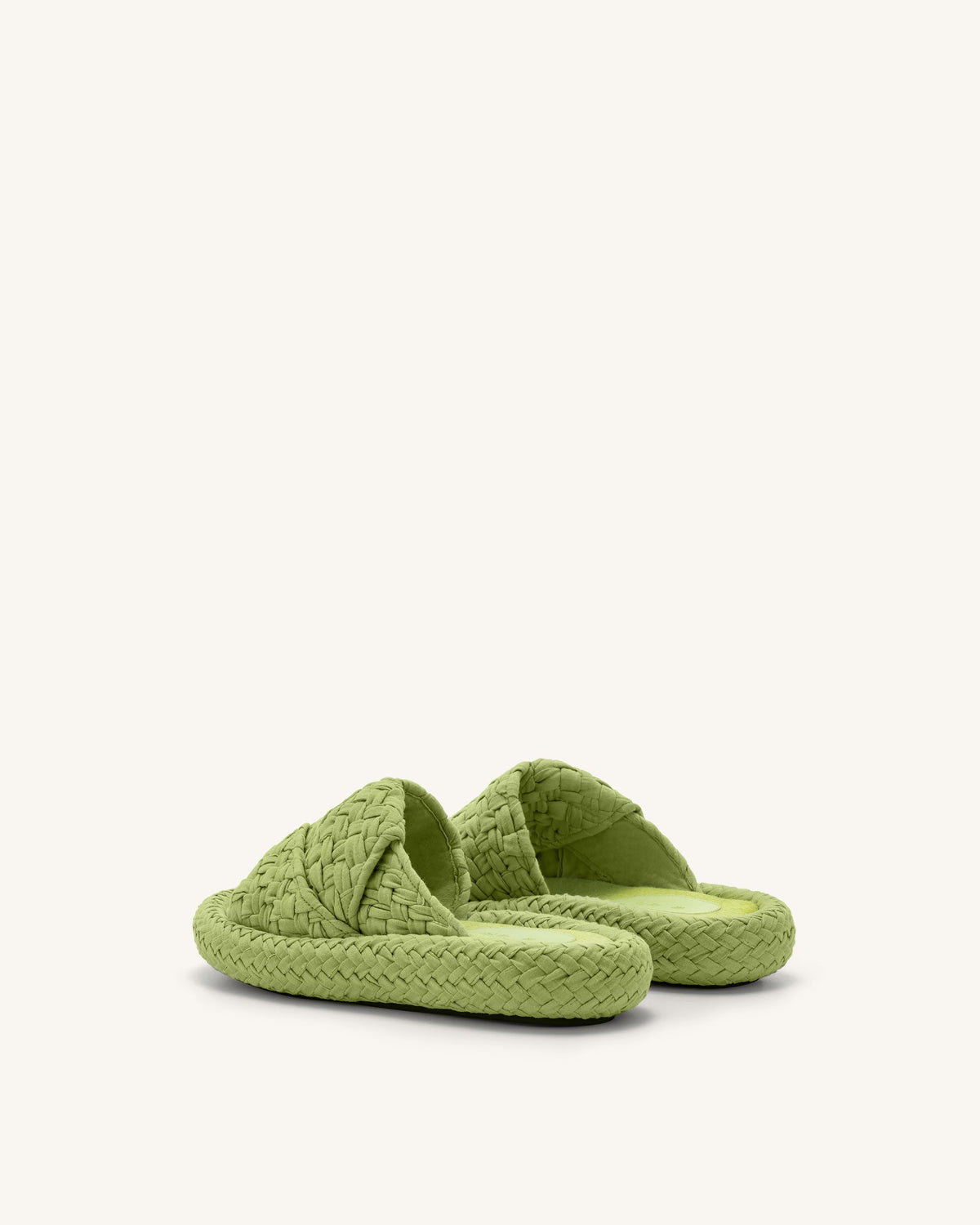 Lilah Woven Platform Sandal - Lime Green | JW PEI