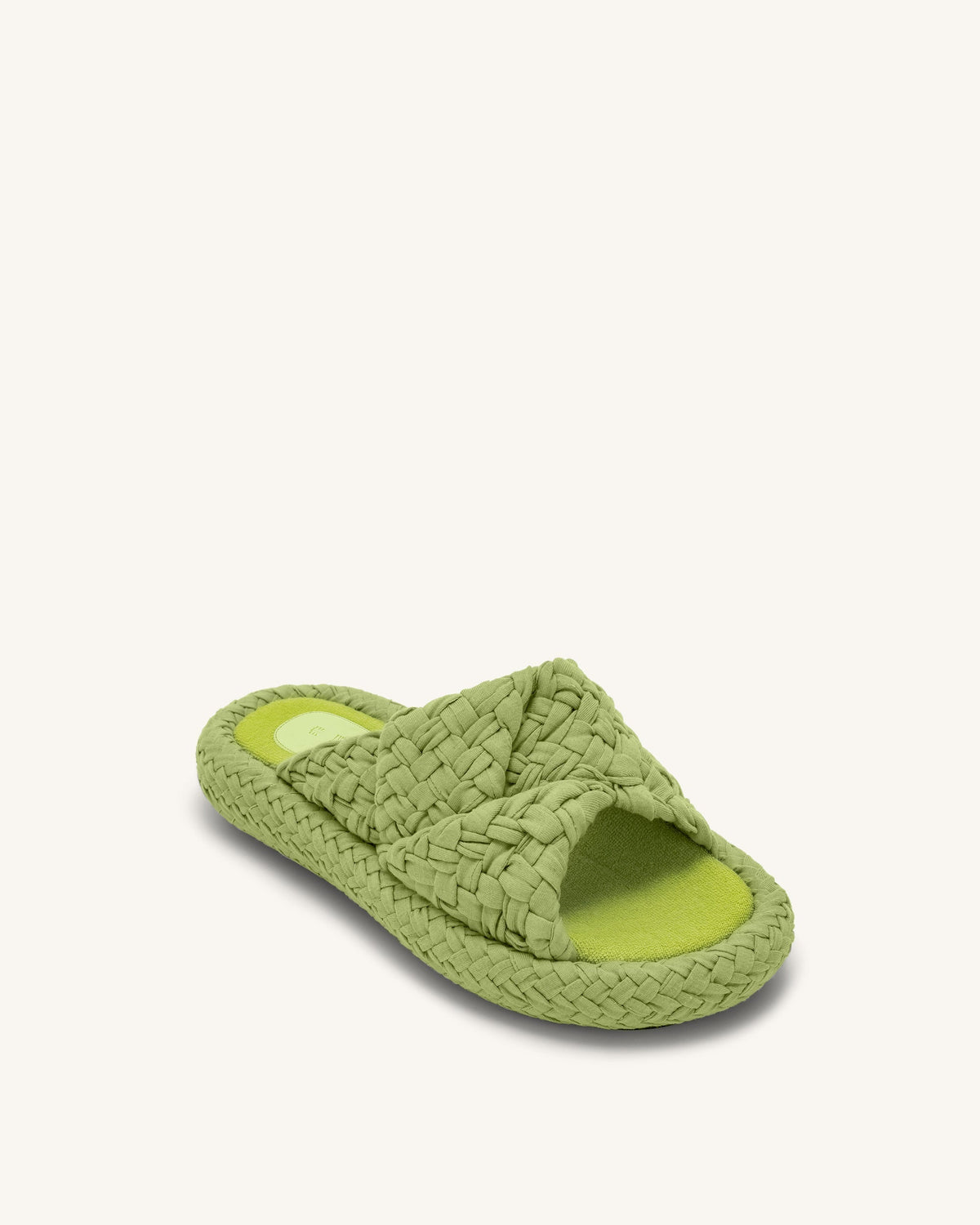 Lilah Woven Platform Sandal - Lime Green | JW PEI