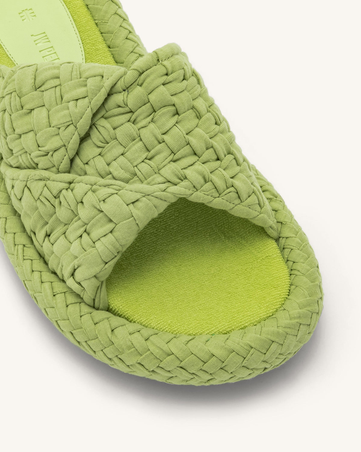 Lilah Woven Platform Sandal - Lime Green | JW PEI