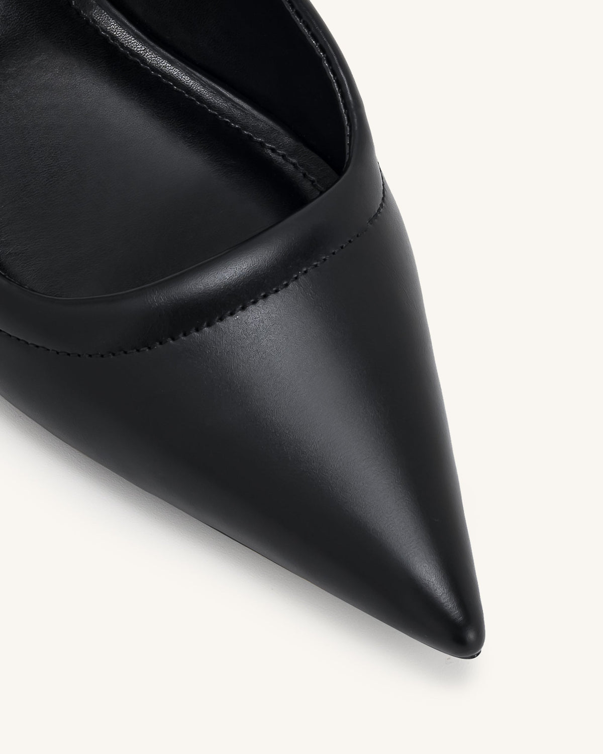 Helena Pierced Mules - Black | JW PEI