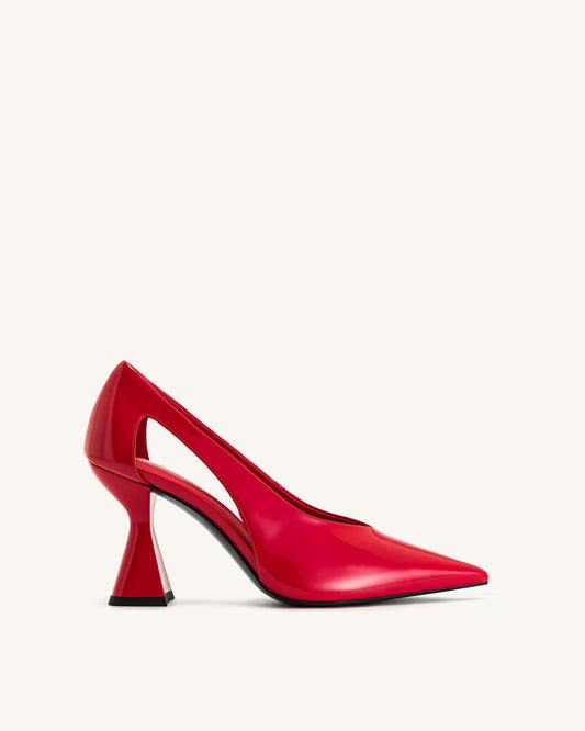 Alessia High Heel Pumps - Red | JW PEI