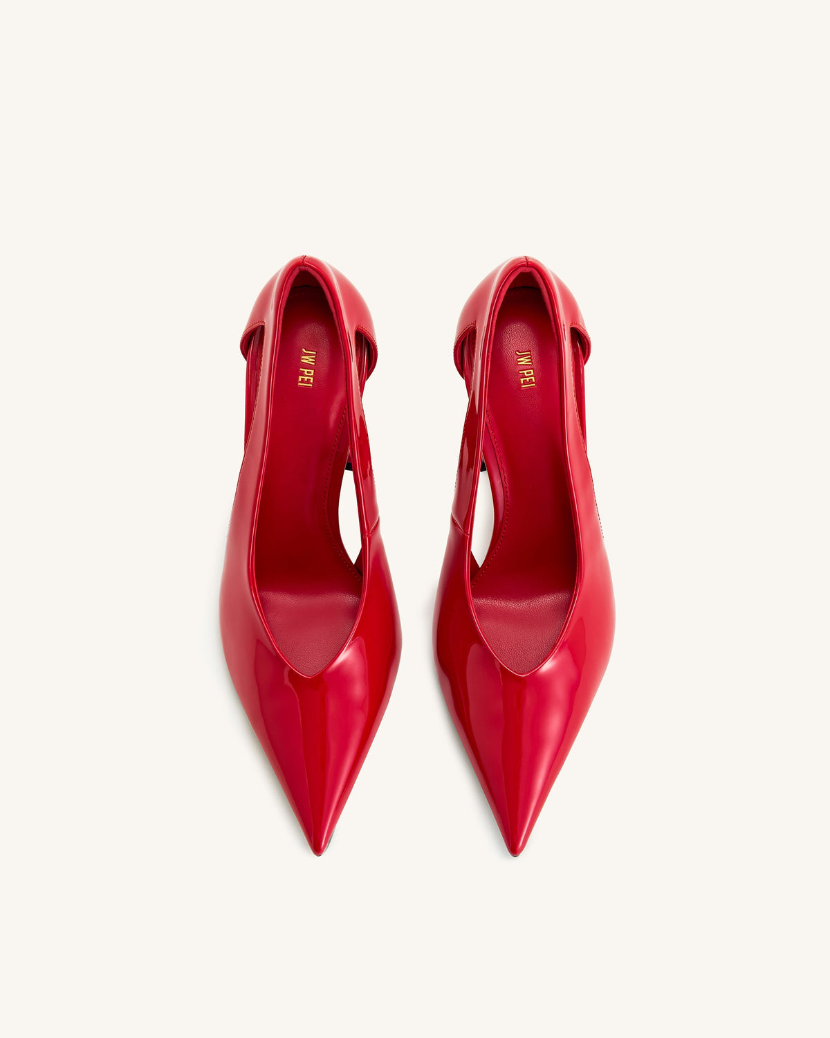 Alessia High Heel Pumps - Red | JW PEI