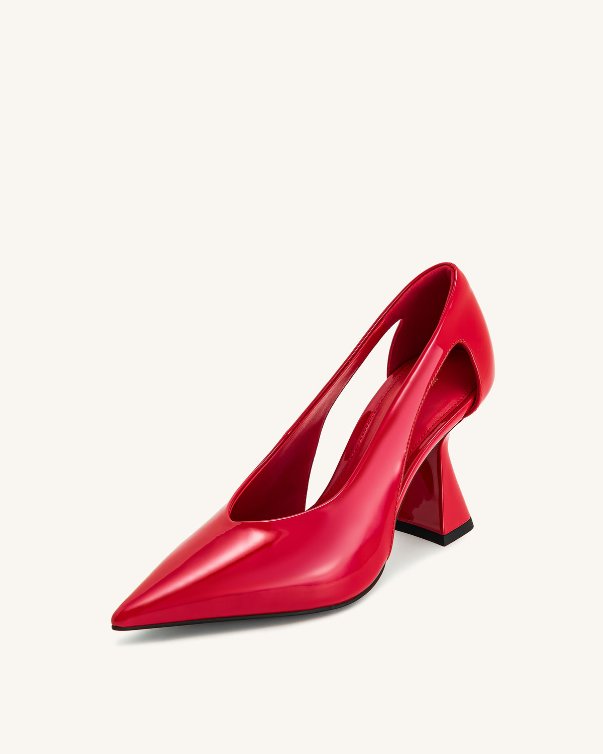Alessia High Heel Pumps - Red | JW PEI