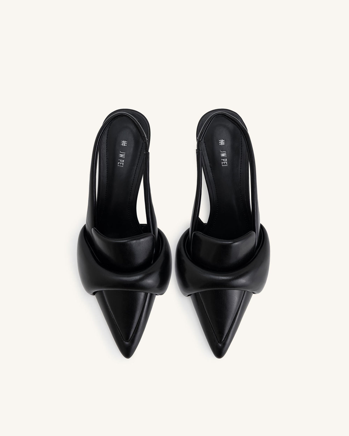 Carla Soft Padded Kitten Heel Pumps - Black | JW PEI