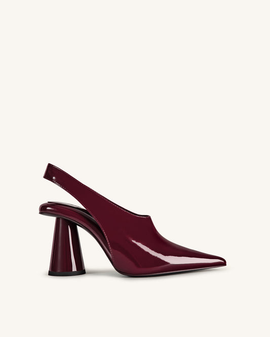 Vivovr High Heel Pumps - Burgundy | JW PEI