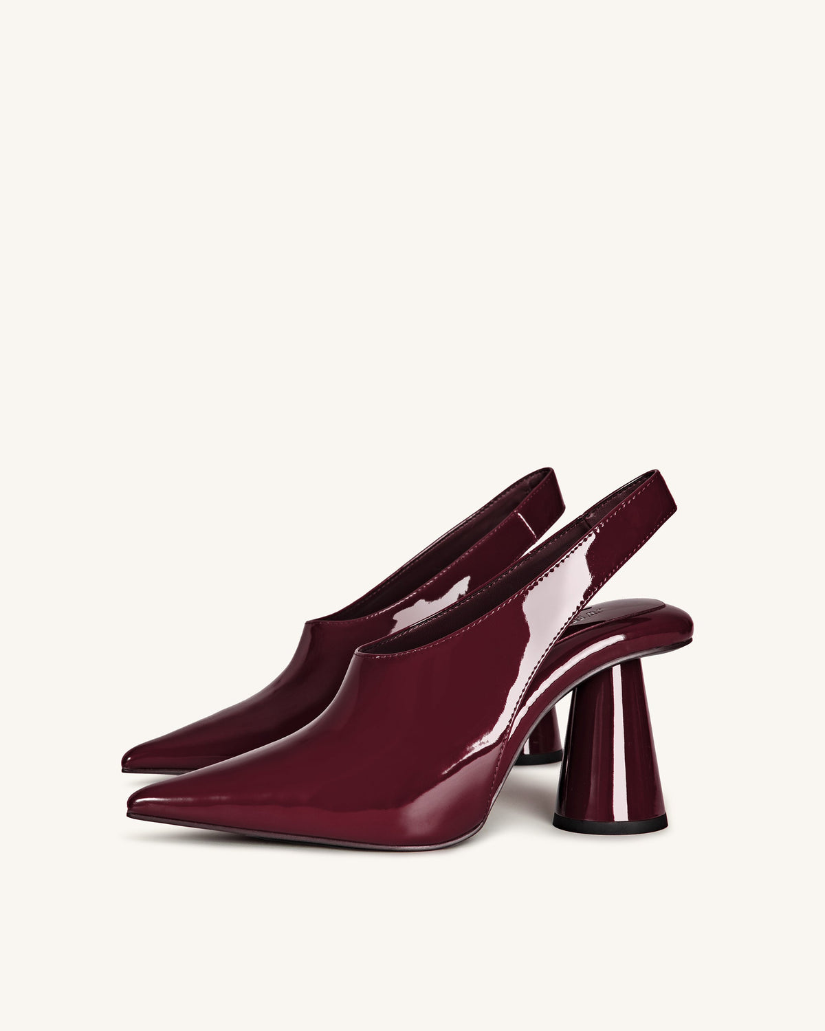 Vivovr High Heel Pumps - Burgundy | JW PEI