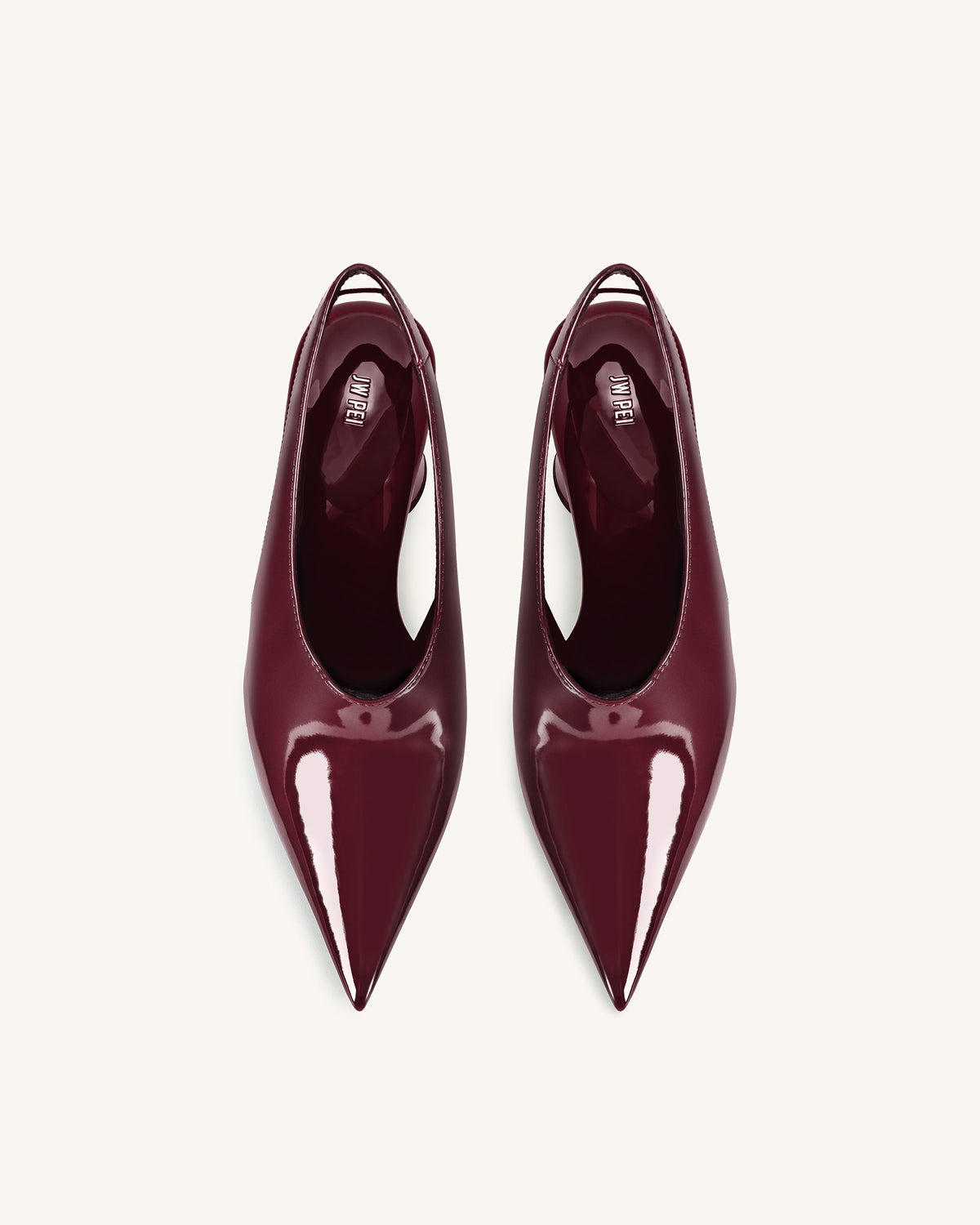 Vivovr High Heel Pumps - Burgundy | JW PEI